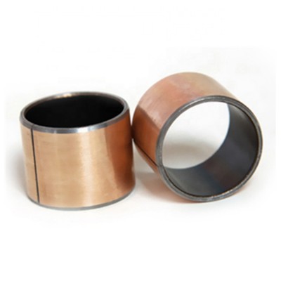 Hot selling 8060 DU slide bearing ptfe plain metal sleeve bushings