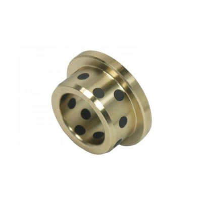 Self lubricant bearing graphite plugged copper bush oiles SPF bronze bushing