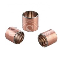 Customized Diamond Oil Sockets Bimetal Bushings with Graphite oilless plain bearing