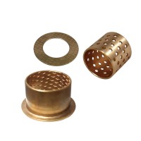 trunnion bushing,flanged DU Bushing,flange bronze bush bronze wrapped FB090 FB092 Bushing