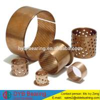 shaft precision machining slide bearing, harvester bronze bimetal bushing,10-10 bimetallic bush