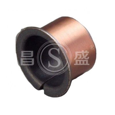 MU 8mm id flanged self-lubricating bronze sleeve bushing